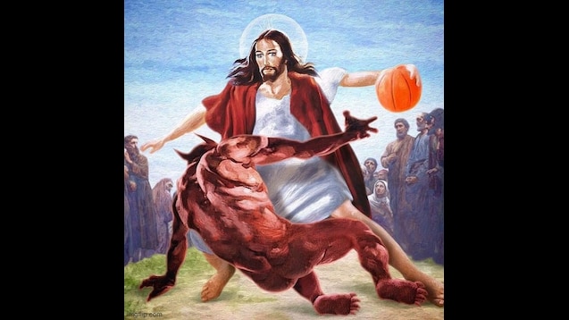 jesus trippin up satan.